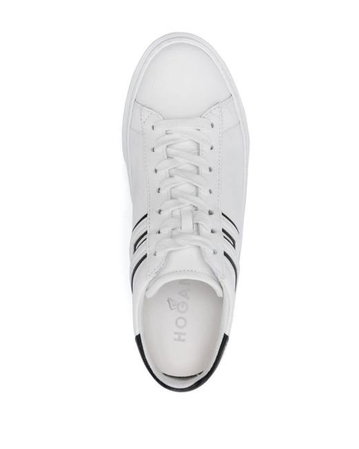 Hogan White 365 Leather Sneakers for men