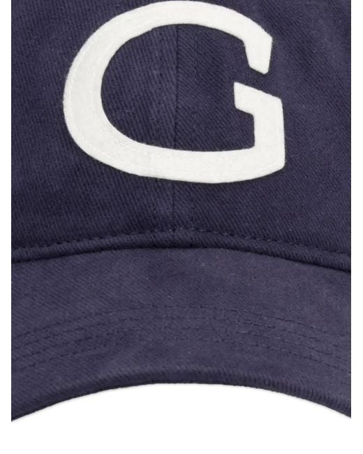Gant Blue Logo-Patch Baseball Cap for men