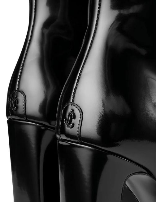 Jimmy Choo Black Marene 120 Platform Ankle Boots
