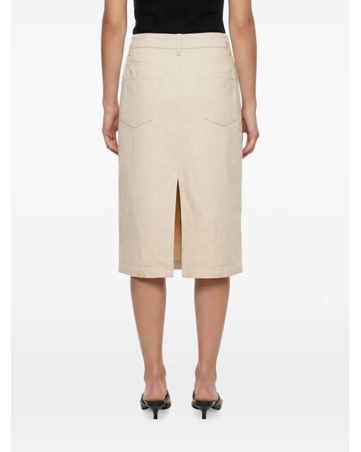 A.P.C. Natural Denim Split Skirt
