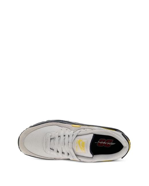 Nike Blue Air Max 90 Logo-Patch Sneakers for men