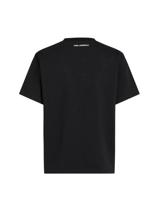 Karl Lagerfeld Black Ikon Choupette T-Shirt