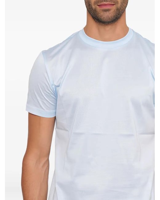Low Brand White Short-Sleeve Crew-Neck T-Shirt for men