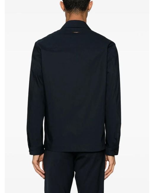 Giacca-Camicia Leggera di Peserico in Blue da Uomo