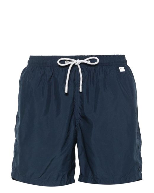 Mc2 Saint Barth Blue X Pantonetm Appliqué-detail Swim Shorts for men