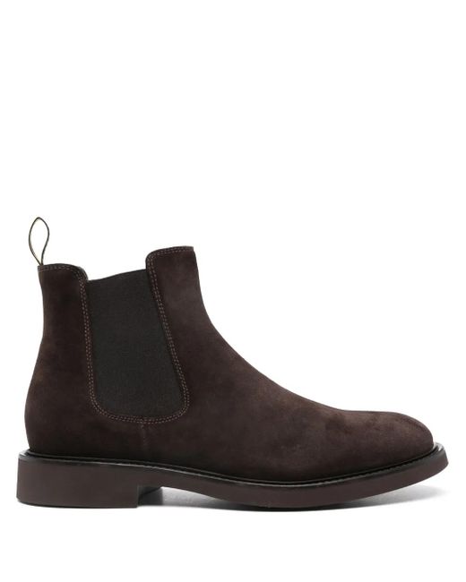 Doucal's Brown Suede Boots for men