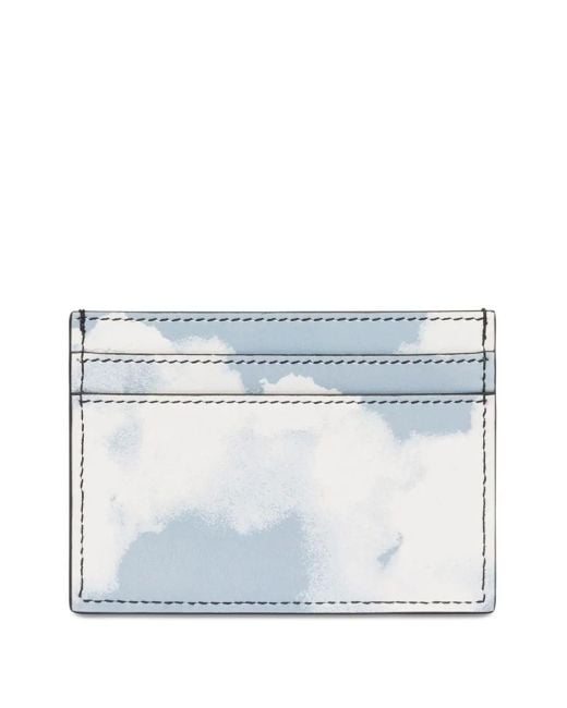 Moschino Blue Archive Clouds Wallet
