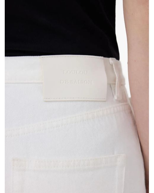 Loulou de Saison White Jude Lds Jeans