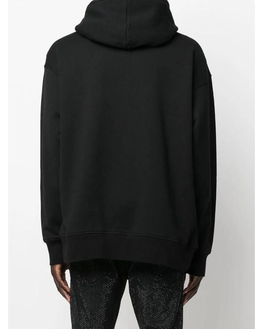 DSquared² Black Ibrahimovic X Cotton Hoodie for men