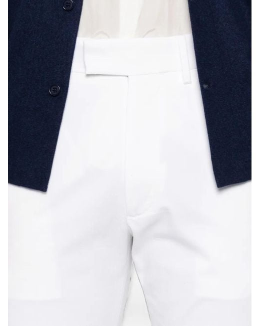 Tom Ford White Belt-Loop Pocket Trousers for men