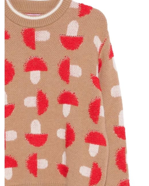 LaDoubleJ Pink Fun Guy Sweater