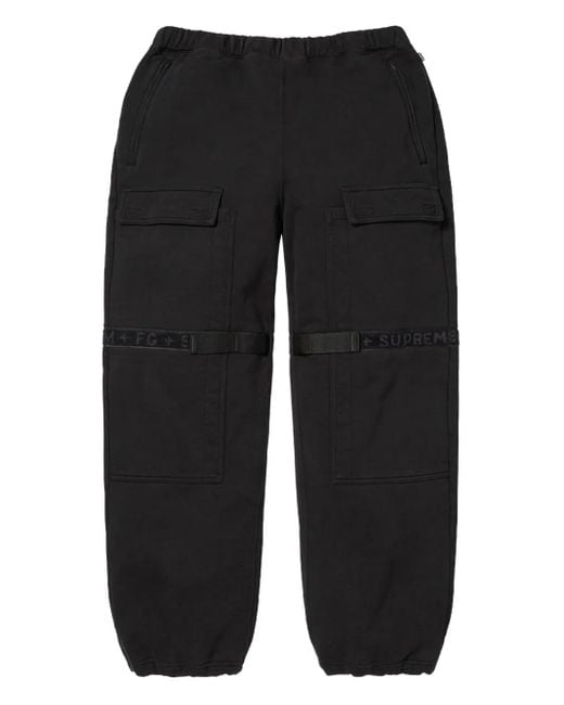 Pantalones de chándal Shuttle Tape de x Marithé+François Girbaud Supreme de hombre de color Black
