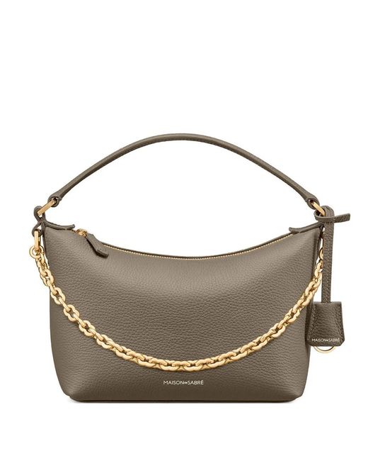 Maison De Sabre Metallic Chain Soft Tote Bag