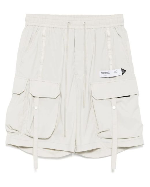 Musium Div. Cargo-Shorts Mit Logo-Patch in White für Herren