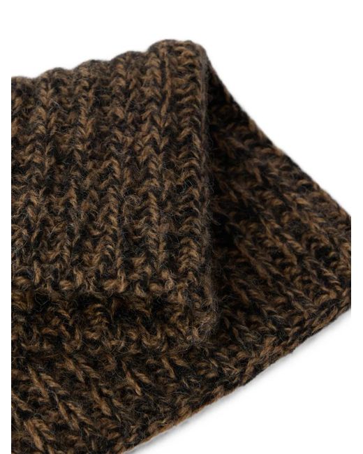 Lemaire Brown Neck Warmer