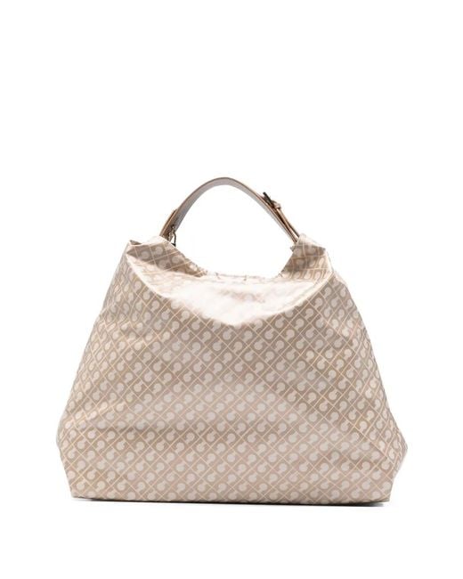 Gherardini Natural Monogram Shoulder Bag