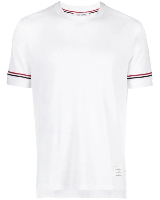 Thom Browne Gestreepte Top in het White voor heren