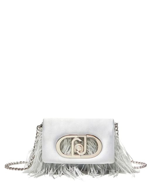 Liu Jo White Mini Lapuffy Cross Body Bag