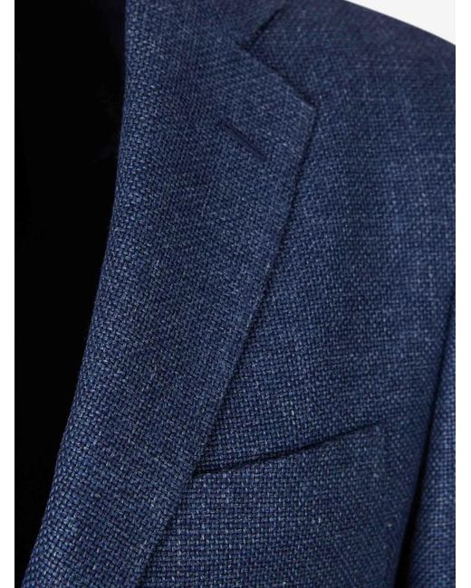SCABAL® Blue Kenton Single-Breasted Jacket for men