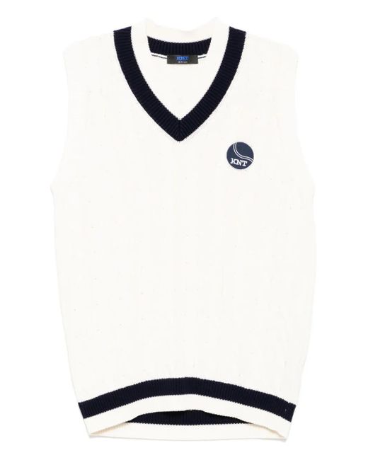 Chaleco De Punto Kiton de hombre de color Blue