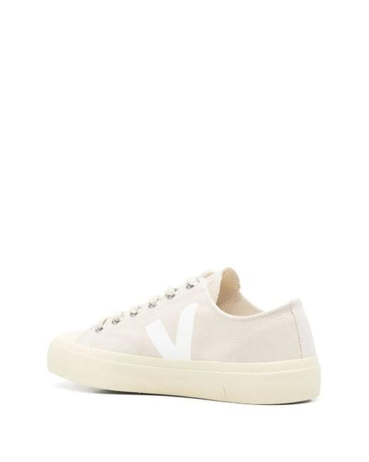 Veja White Canvas 'Wata Ii' Sneakers