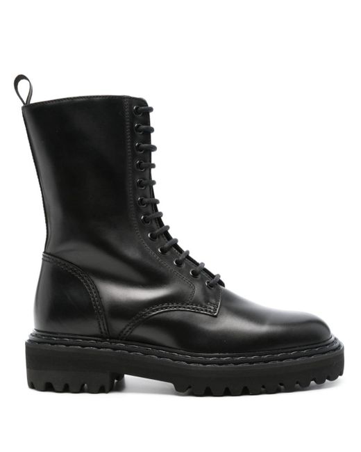 Officine Creative Black Provence Military-Stiefel
