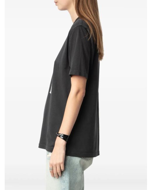 Zadig & Voltaire Edwin T-Shirt in het Black