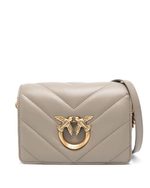 Pinko Natural Mini Love Click Cross Body Bag