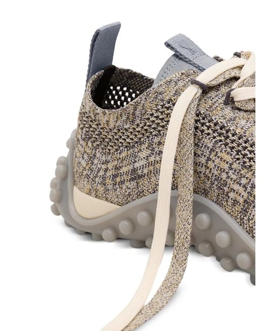 AMI White Knit Mirage Sneakers