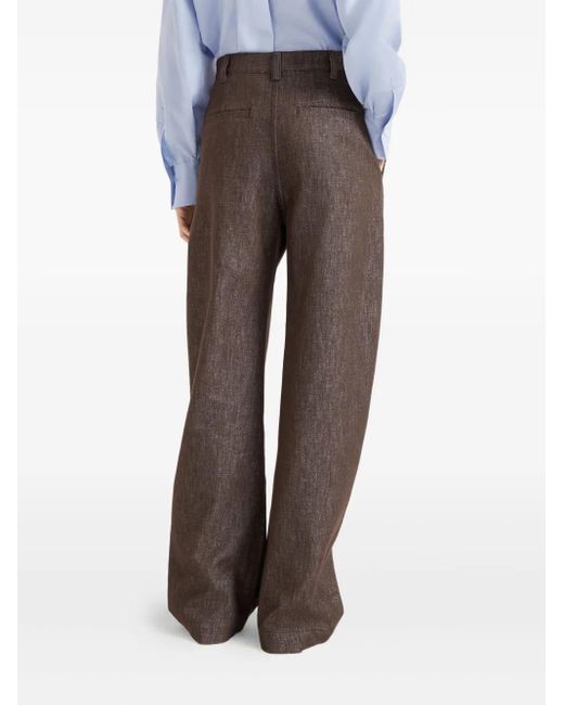 Brunello Cucinelli ルーズフィット パンツ Brown