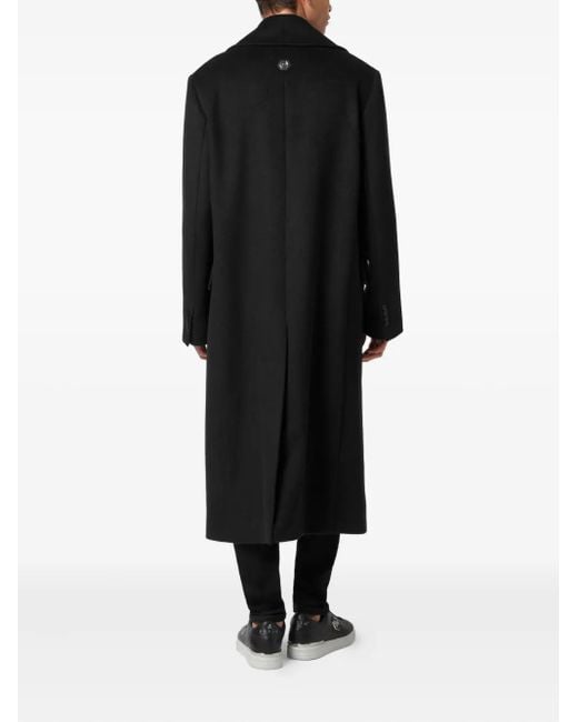 Manteau À Boutonnière Croisée Philipp Plein pour homme en coloris Black