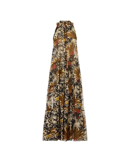Anjuna Natural Carol Crochet-Trim Beach Dress