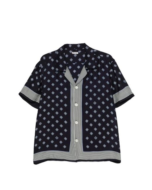 Bode Blue Foyer Diamond Shirt for men