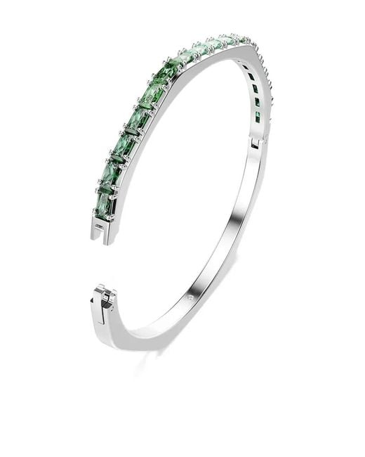 Swarovski White Matrix Octogon-Shape Bangle