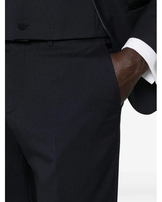 Manuel Ritz Blue Peak-Lapels Suit for men