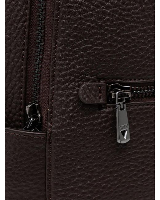 Guess Strukturierter Rucksack mit Reißverschluss in Black für Herren