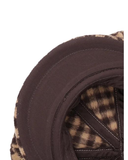 Kangol Brown Patterned Beret