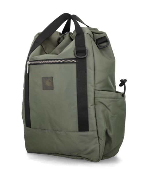 Carhartt Black Otley Logo-patch Backpack