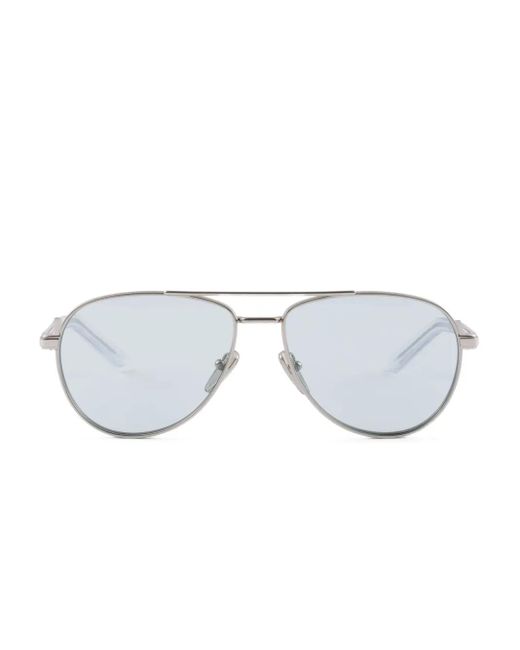 Prada Sonnenbrille Mit Doppelsteg in Metallic für Herren
