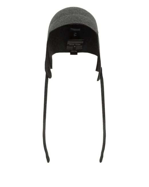 Sombrero con lazo Miu Miu de color Black