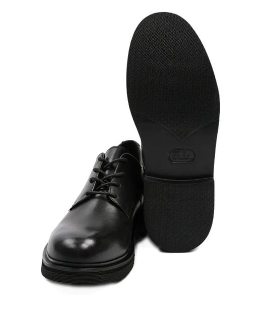 Derby Stringate di Karl Lagerfeld in Black da Uomo