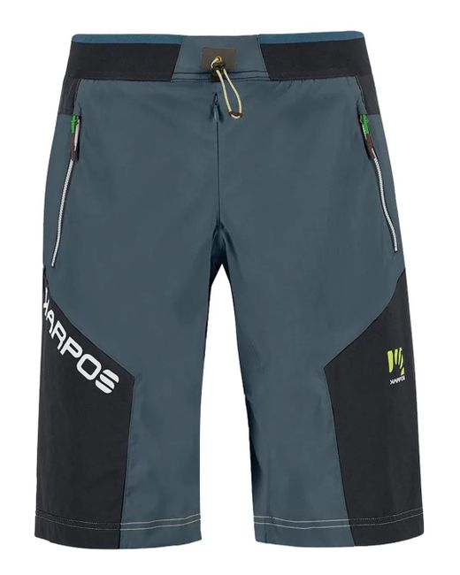 Pantalones cortos de running con logo Karpos de hombre de color Blue