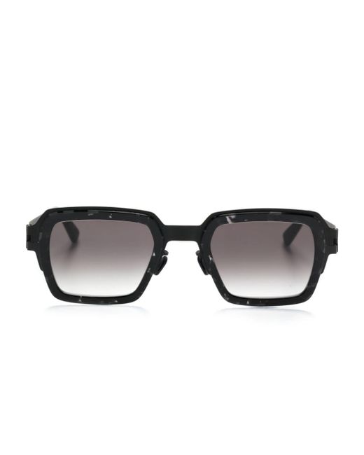 Mykita Black Lennon Square-frame Sunglasses