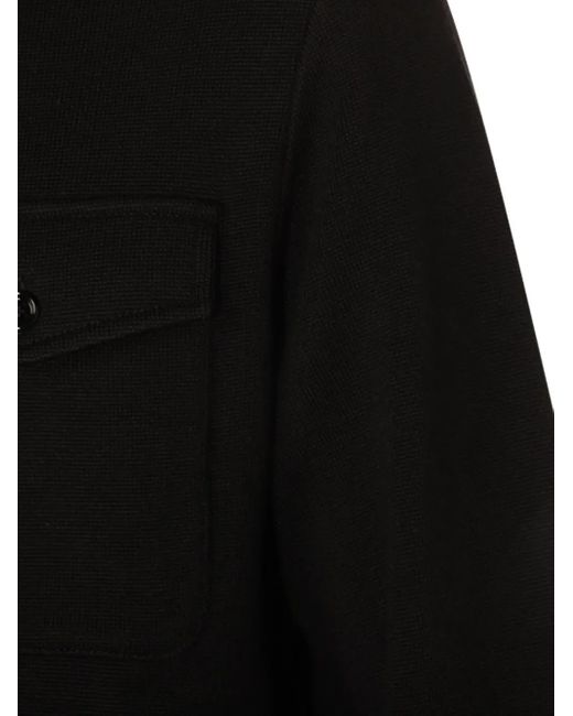 Lardini Black Breast-Pockets Wool Jacket for men