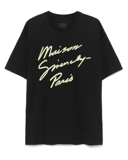 メンズ Givenchy ロゴ Tシャツ Black