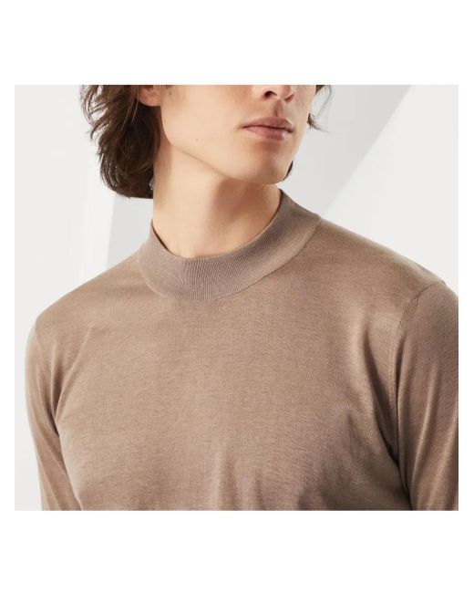 メンズ Brunello Cucinelli ニット Tシャツ Brown