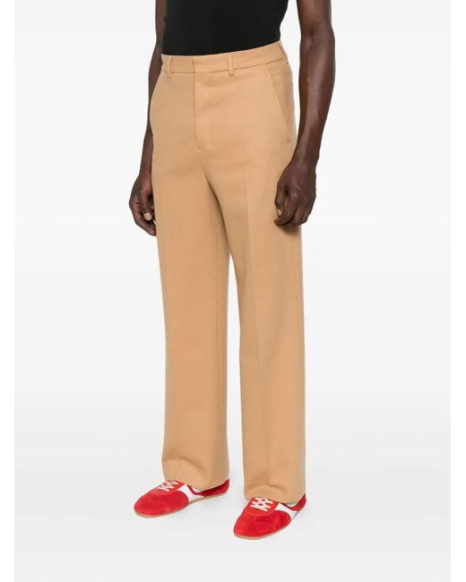 AMI Natural Wool Trousers for men