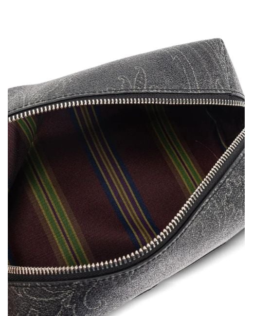Trousse Da Bagno Con Stampa Paisley di Etro in Gray da Uomo