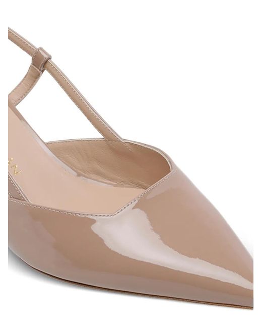 Stuart Weitzman Pink Vinnie 50 Buckle Leather Pumps
