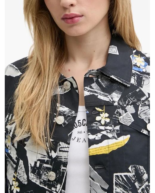 Moschino Black Cropped Jacket